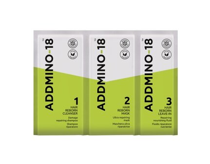 ADDMINO-18 HAIR REBORN SACHET 10ML+10ML+5ML 1STUK