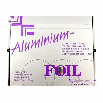 Nebur Aluminium Folie 2 rollen 12cm x 50m x 20my